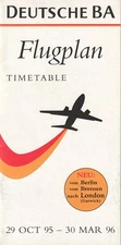 Deutsche BA timetable 1995/10/29