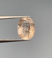 2.85ct rutile quartz oval cut from pakistan