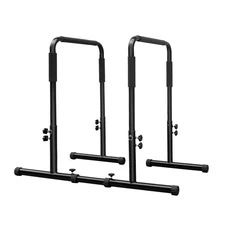 Adjustable Dip Bar Stand | Home Gym Fitness Calisthenics Pull Up Equipment