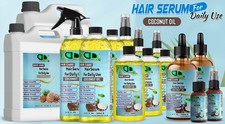 Coconut Hair Care Oil Serum Daily Moisturising Anti Frizz Styling Shine Formula
