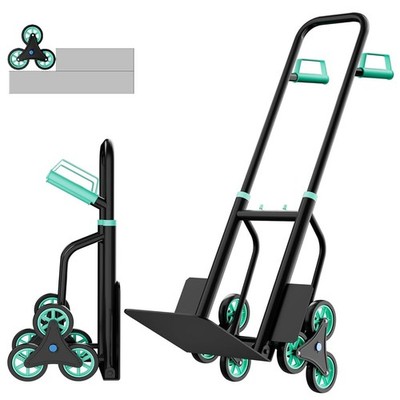 400Lb Folding Stair Climbing Hand Truck Trolley Dolly Cart for Stairs Set