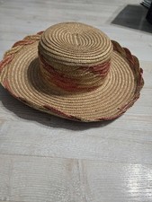 Vintage Straw Wide Brimmed Hat