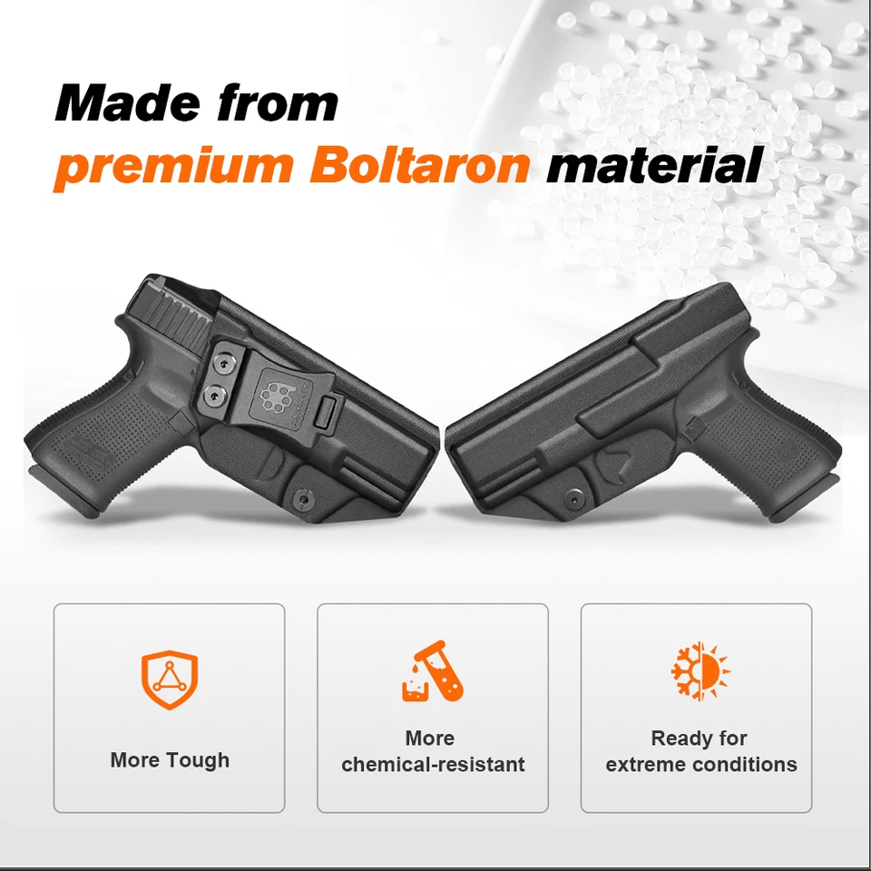 Amberide IWB/OWB KYDEX Holster Fit:Sig Sauer P365/P365 SAS W or W/O Manual - Image 2 of 4