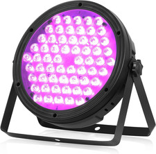 Stage Lighting 120W Par Light RGBW 4-In-1 Stage Lights, DJ Light DMX for Concert