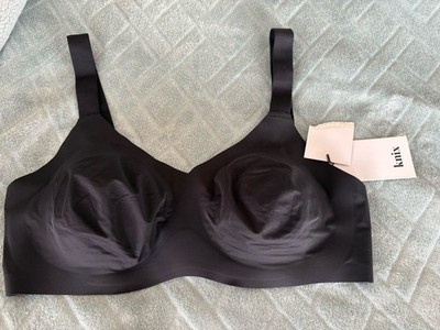 Knix Padded V-neck Evolution Bra Size 6 Black New With Tags