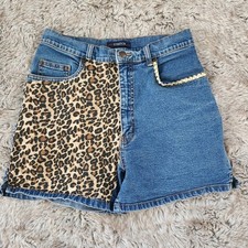 Bill Blass Jeans Vintage 1990s Upcycled Mom Shorts High Waisted Size 6