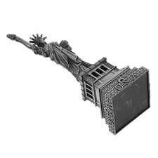 Statue of Liberty Ornament Desktop Decoration Architectural Model Metal