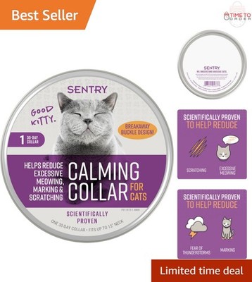 Calming Collar for Cats Long-Lasting Pheromone Reduces Stress Anxiety 30 Days
