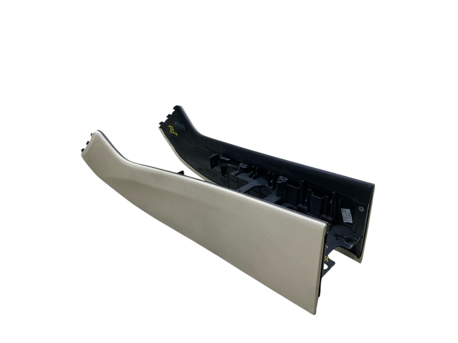 2015 BENTLEY CONTINENTAL CENTER CONSOLE BASE BRACKET BLACK & LINEN OEM
