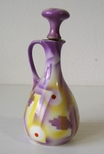 Antike seltene Art deco Spritzdekor Karaffe Porzellan um 1920