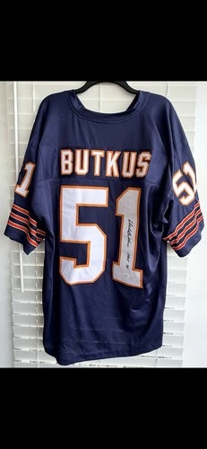 Dick Butkus Chicago Bears Original Signed Football Jersey JSA Authenticated