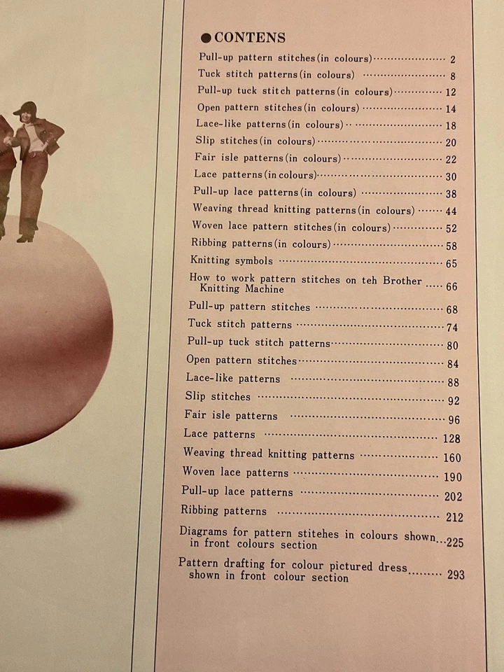 Brother Book Of Knitting Patterns For Machines - Image 2 of 4