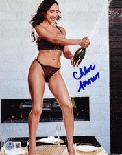 Hot Sexy Chloe Amour Signed 8x10 Photo Adult Star Authentic Autograph Beckett