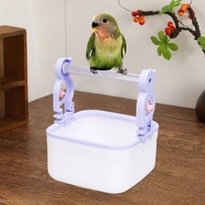 Bird Perch Stand Portable Parrots Poop Stand for Conures Cockatiels Budgie