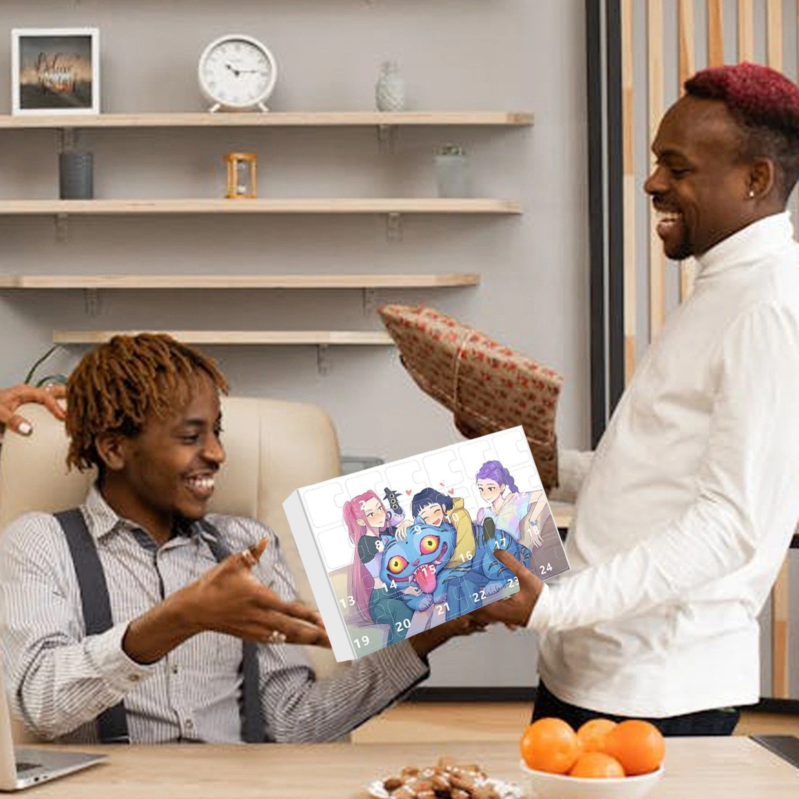 Kpop Demon Hunters Derpy 2025 Advent Calendar Mystery Blind Keychain Countdown