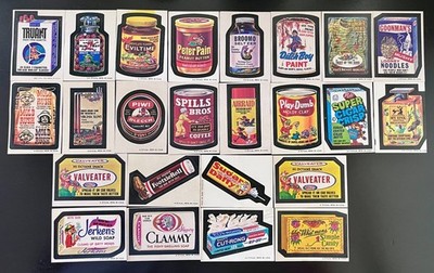   1974 - Wacky Package Stickers Series 6 - Tan Back - U PICK - Collectible!  