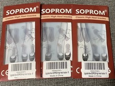 6pcs 3pair Silicone Classic High Heels Insoles Size Medium.new Sealed