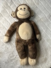 17" Build A Bear Monkey Chimp Brown Plush Stuffed Animal Early