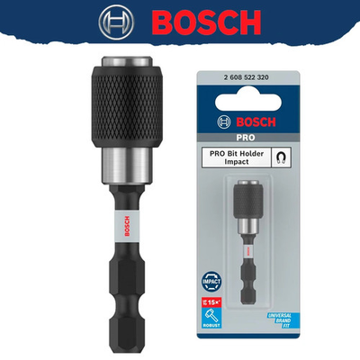 #ad Bosch 2608522320 Impact Bit Holder Quick Change 60mm 1 4quot; Hex Shank Magnetic $18.49