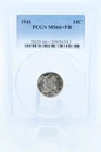 1941-P PCGS MS66+FB Mercury Dime Business Strike 10C