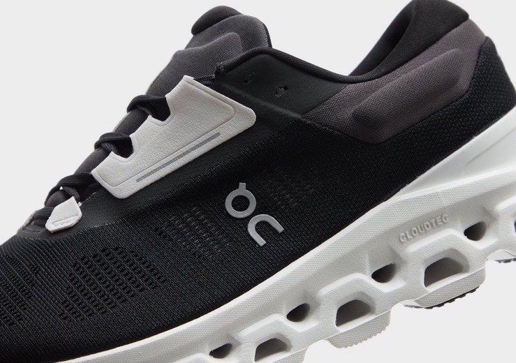 On Running Cloudstratus 3 Black/Frost Trainers-ALL SIZES Sneakers-RRP £170 image 4