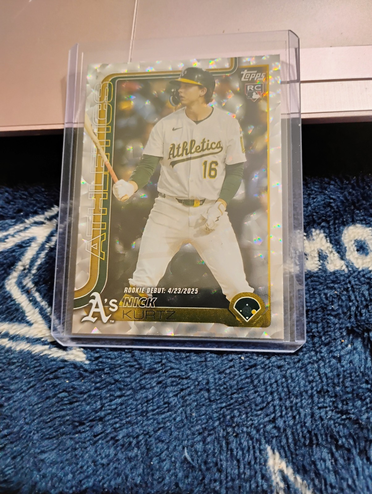 Topps 2025 Update Series Baseball Silver Foilboard Nick Kurtz Rc # Us197