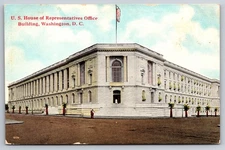 Vtg Postcard Washington DC House Office Building Architecture Government USA