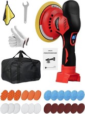 Cordless Car Polisher Buffer Compatible W Milwaukee 18v Battery 8-speed- Ob Cordless Car Polisher Buffer Compatible W Milwaukee 18v Battery 8-speed- Ob