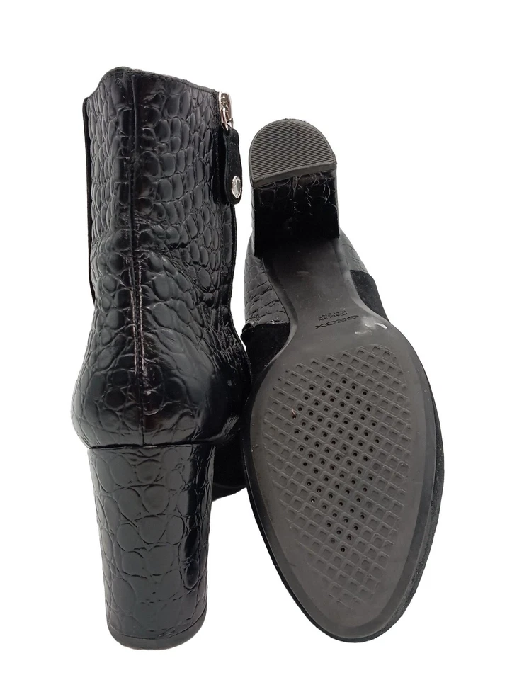 GEOX RESPIRA Botas con cremallera Mujeres Botines Talla EU 38 negro elegante - Imagen 2 de 4