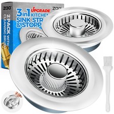Kitchen Sink Drain Strainer - Kitchen Sink Stopper,Stainless Steel Kitchen Dr...