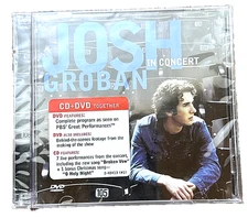 Josh Groban In Concert CD DVD 2 Disc Live 2002 New Sealed