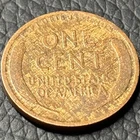 1917-P - **WOODY** - *LAMINATION PEELING ERROR* Lincoln Wheat Cent Penny VF-XF+