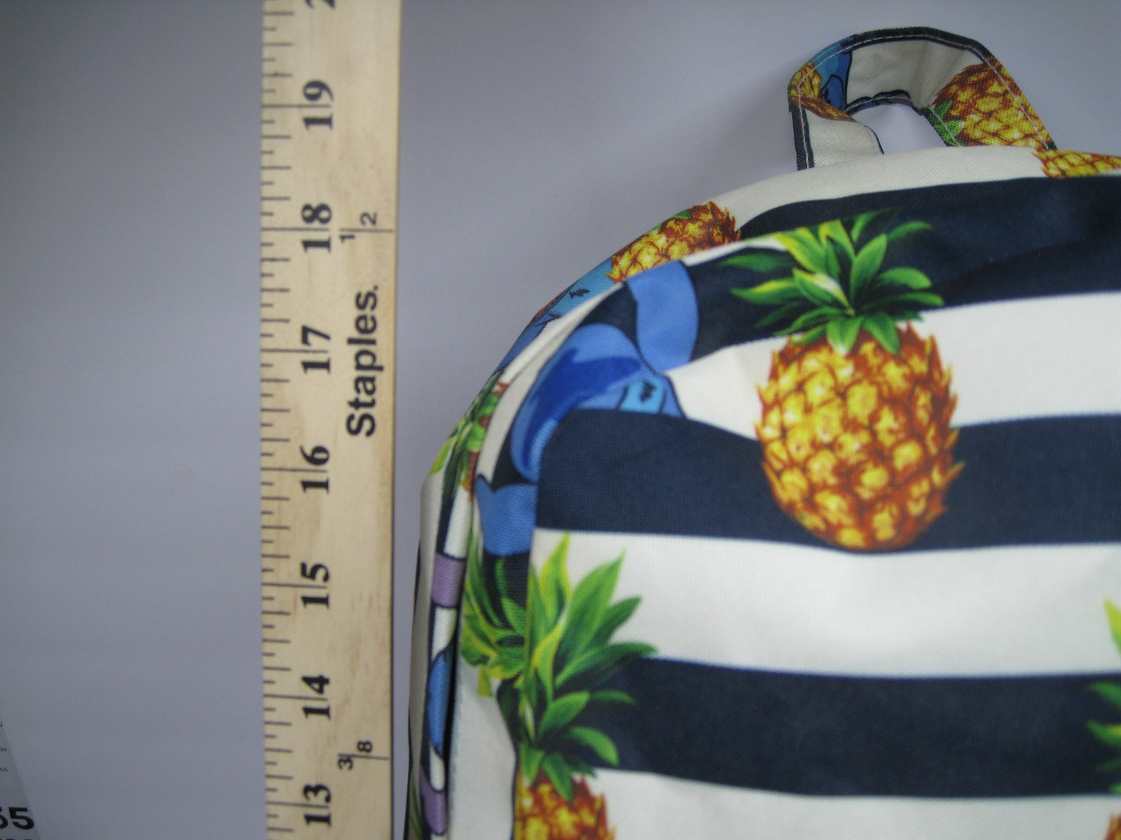 Disney Loungefly Backpack Stitch Pineapple Stripe… - image 3