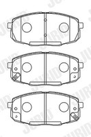 Jurid 573730J Bremsbelagsatz, Scheibenbremse FüR Hyundai, Kia