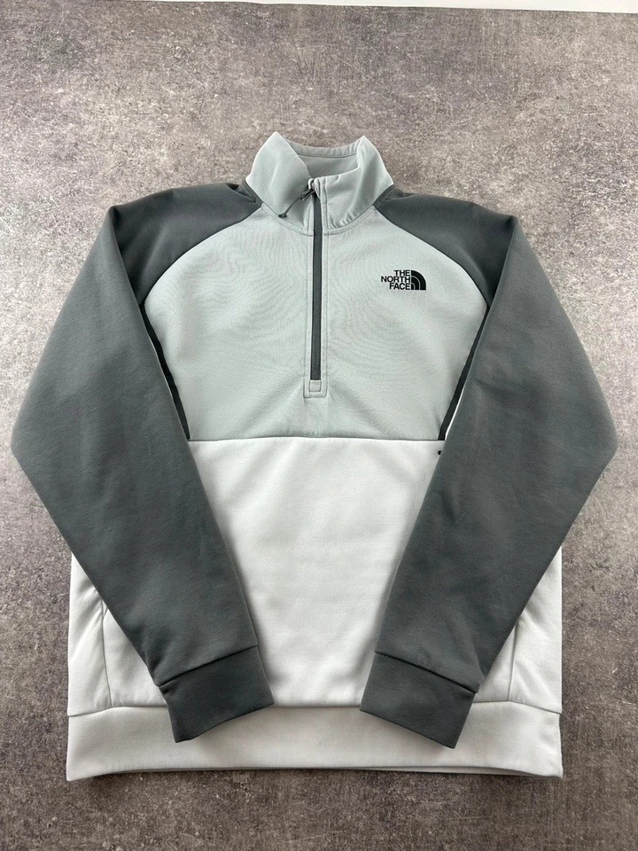 Ensemble Survêtement The North Face Gris Blanc M Homme Jogging Veste TNF - Photo 2/4