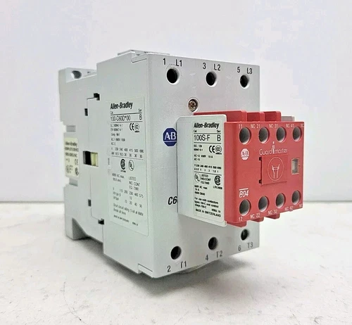 Allen Bradley 100S-C60DJ14C GuardMaster Safety Contactor Ser B 24 Vdc Coil