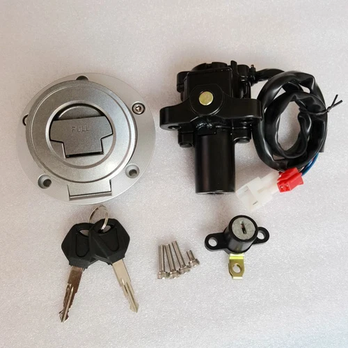 Ignition Switch Fuel Gas Cap Seat Lock Key For Yamaha FZ6R 04-16 YZF R1 R6 98-05 - Picture 1 of 12