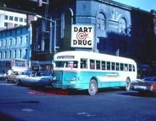 NEW 8X11 PHOTO METROBUS WMATA WASHINGTON DC CITY STREET BUS METRO 1973 DART DRUG