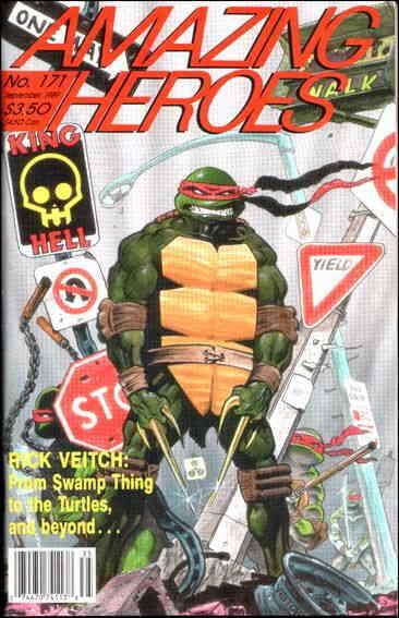 Amazing Heroes #171 FN; Fantagraphics | TMNT Rick Veitch - we combine shipping