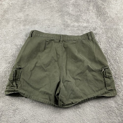Route 66 Burmuda Cargo Shorts Womens Size 8 Olive Pockets - Picture 9 of 14