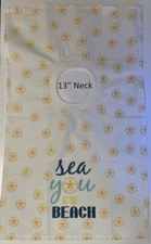 Bib 13" Neck Pull Over Head T-Shirt Special Needs Drool cotton towel flour sack