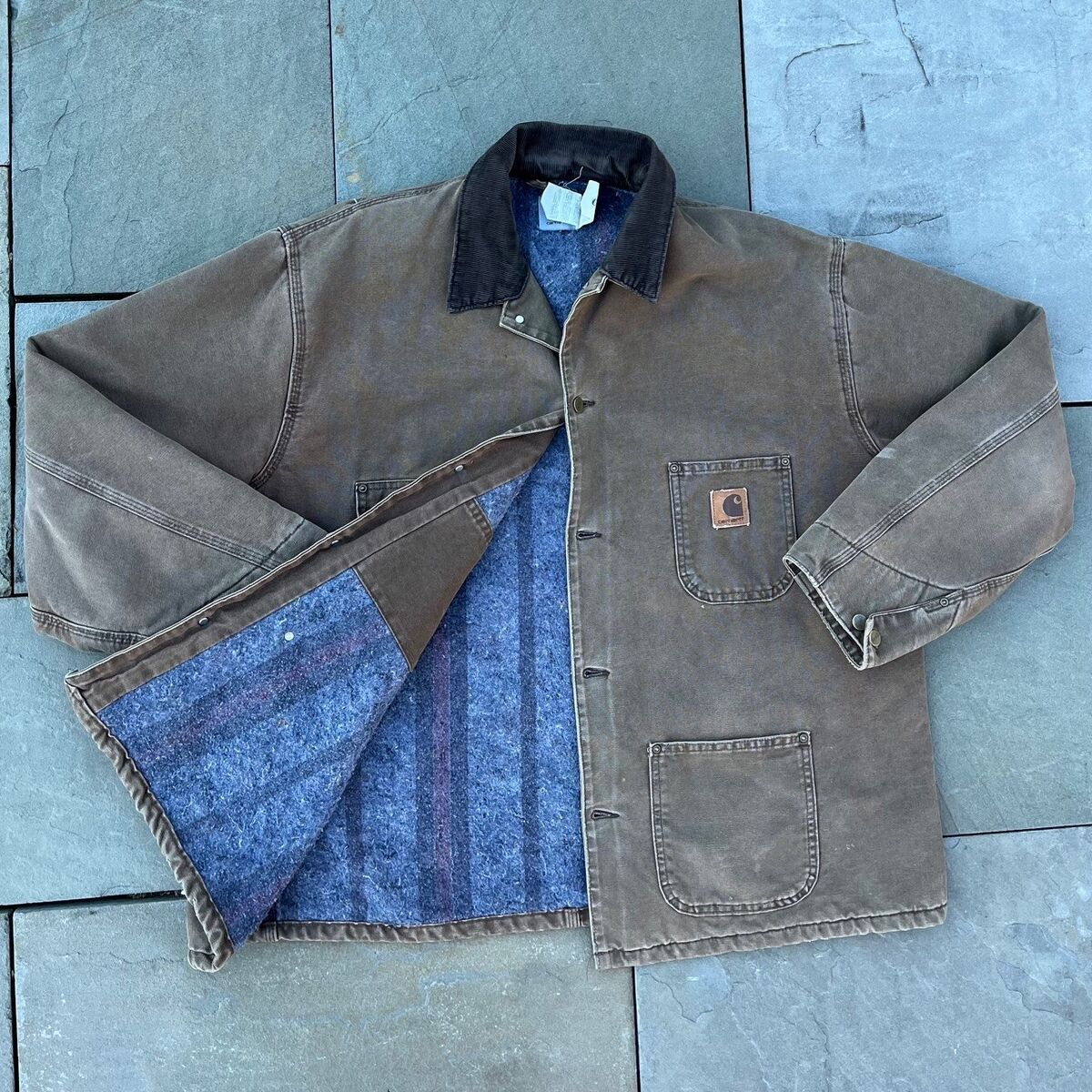Vintage Carhartt C02 CHT, Chore Barn Coat, Blanket Lined Vintage Carhartt C02 CHT, Chore Barn Coat, Blanket Lined