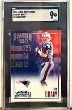 2016 Panini Contenders 58 Tom Brady Season Ticket SGC Mint 9 New England Patriot