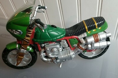 TMNT Raphael 8.5'' Motorcycle 2002 Mirage Studios Playmates Toys W/ Missile Rare