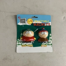 South Park 1998 Vintage 3-D Collectable Refrigerator Magnets Cartman Stan NEW