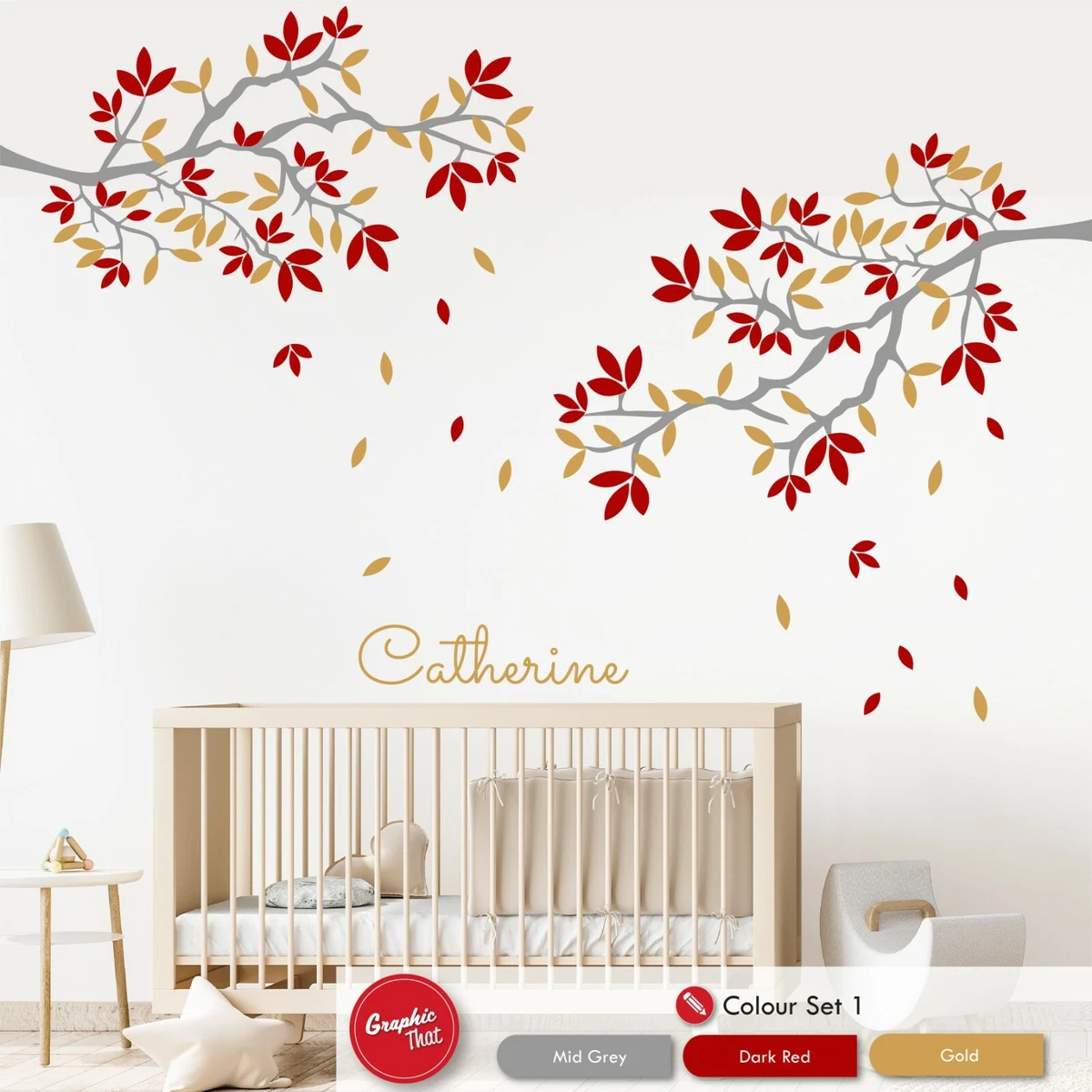 Corner tree hotsell wall decal
