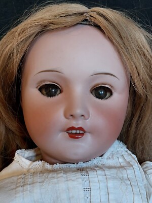 Ancienne Poupee Unis France 301 Tête Biscuit 12 66 Cm