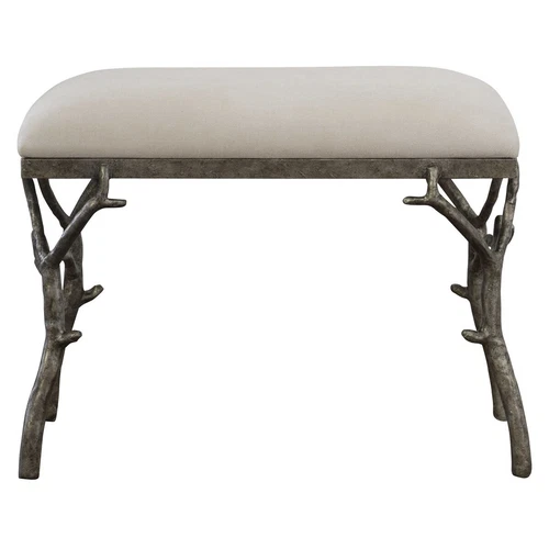 Branch Accent Bench Stool Lismore Rustic Cabin Lodge ~ Uttermost 23544 - Picture 5 of 6