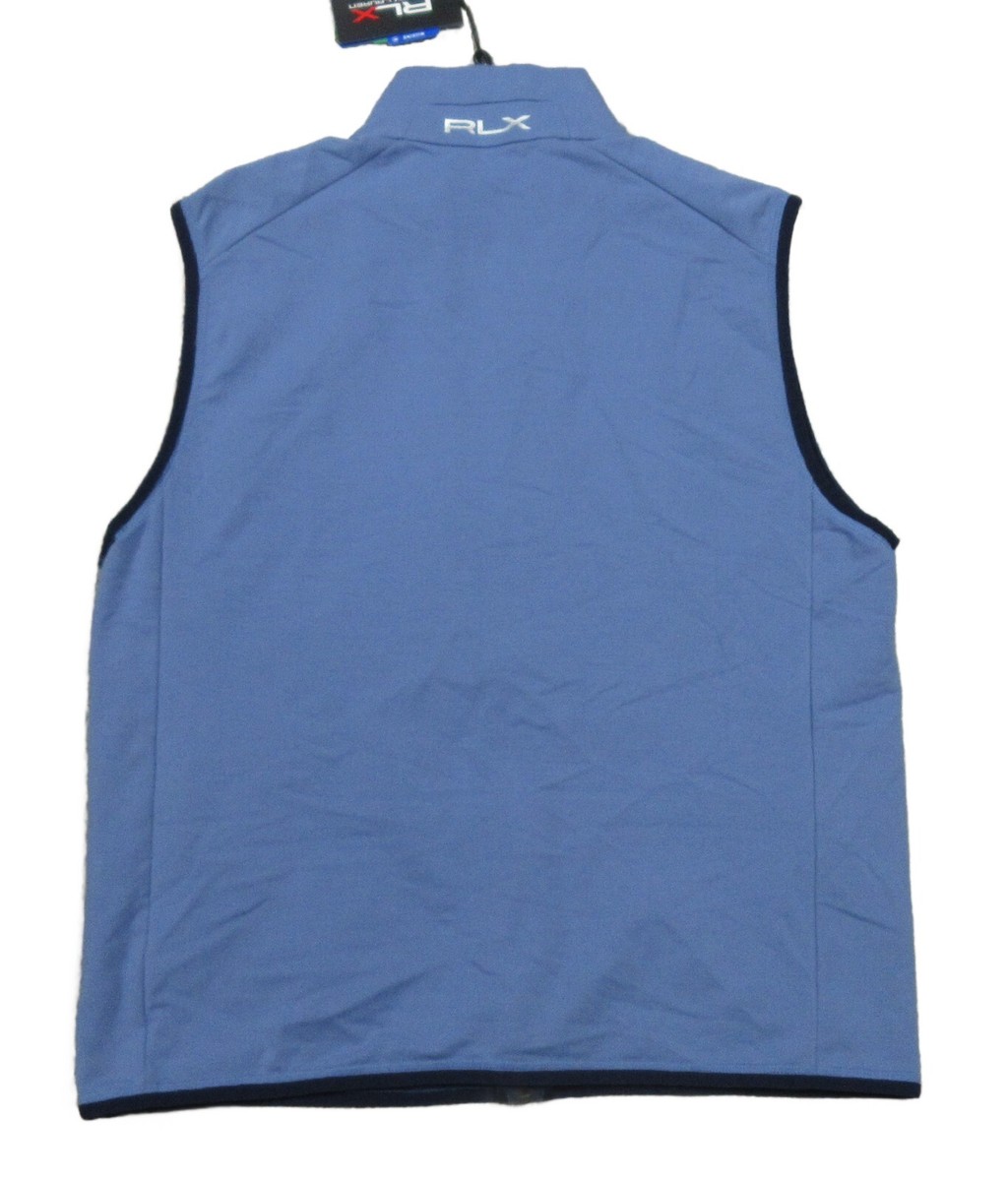 メンズウェア Ralph Lauren vast RLX Ralph Lauren Men's Blue Lightweight Moisture Wicking Full Zip