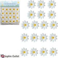 20pk Easter White Daisies Craft Kids School Craft Egg Bonnet Decorations G1878 